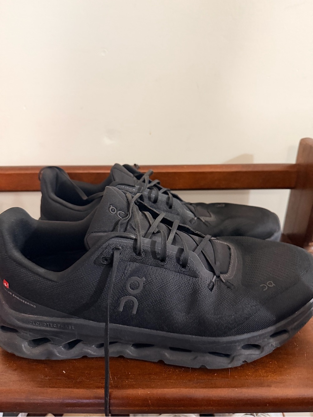 On Running Men's Black Athletic CloudTec Sneakers
